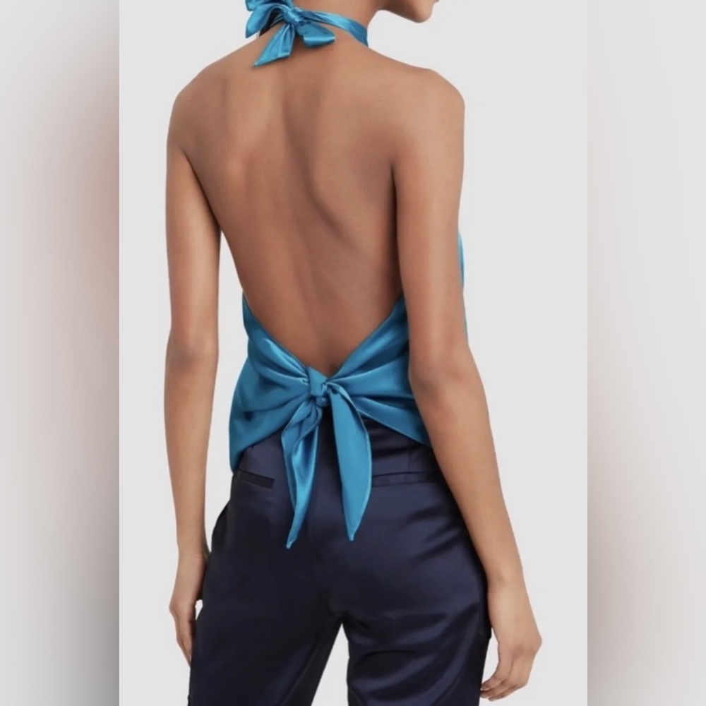 Alexis Manik Silk Halter Top size small